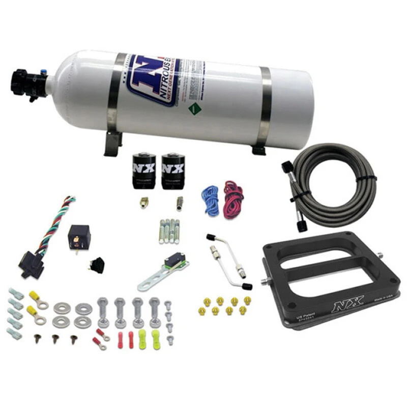 Nitrous Express Dom/Alcohol Nitrous Kit (100-500HP) w/15lb Bottle