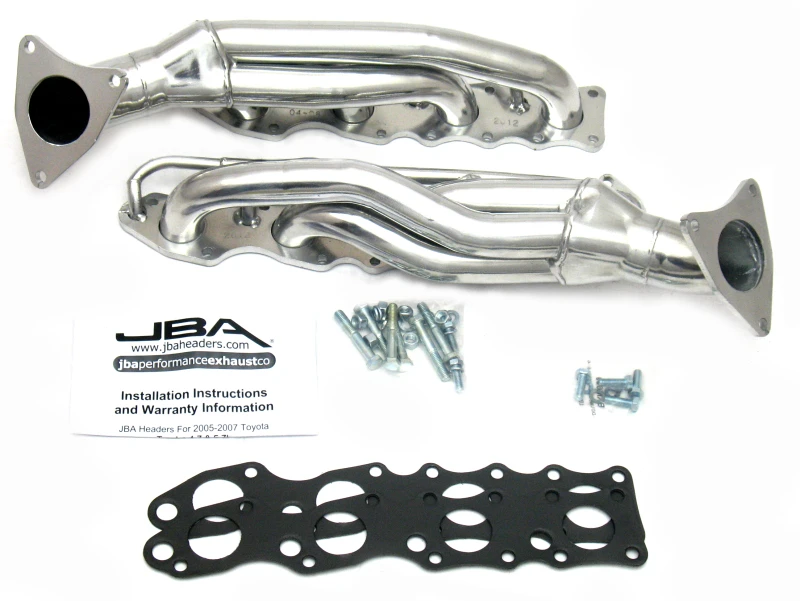 JBA Krümmer für 2007–2021 Toyota 5.7L V8 1-5/8" Primär Silver Ctd Cat4Ward
