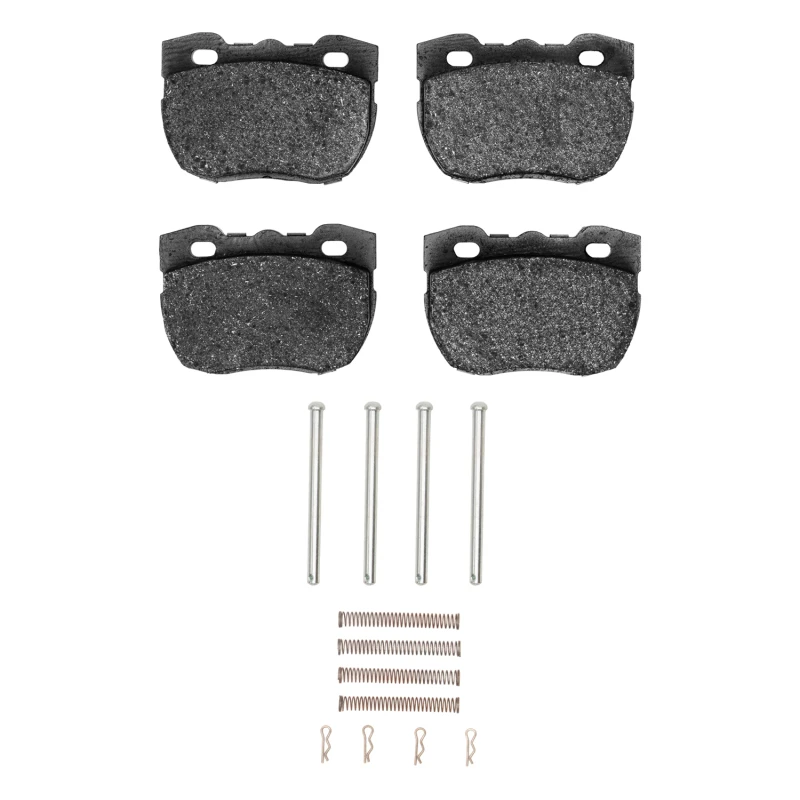 DFC 90-95 Land Rover Range Rover Front 5000 Advanced Low Metallic Brake Pads and Hardware Kit