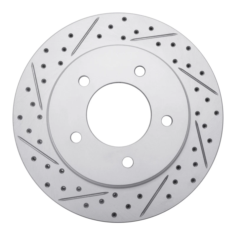 DFC 97-04 Ford F-150 4WD Front Left Drilled & Slotted Geoperformance Rotor