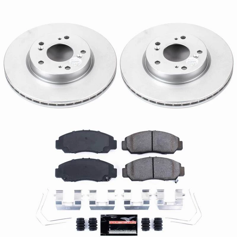 Power Stop 12-15 Honda Civic Front Z23 Coated Brake Kit
