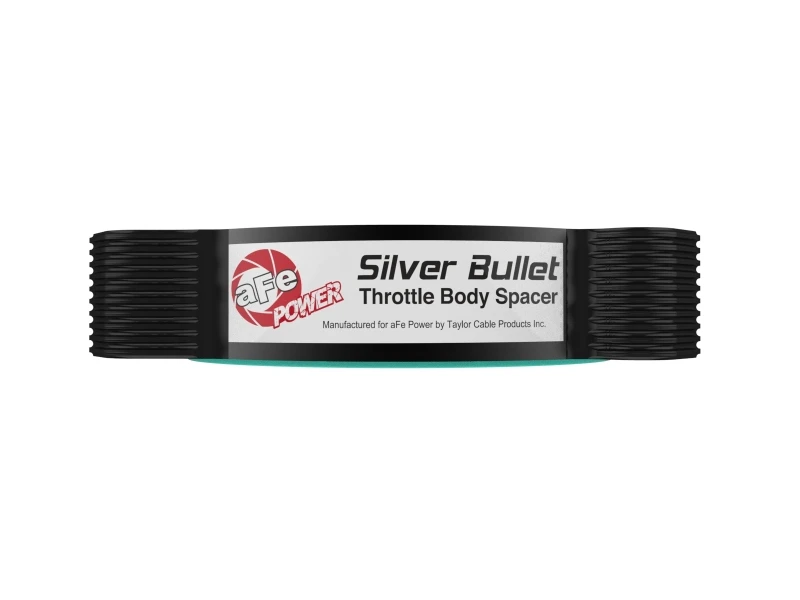 aFe 2020 Vette C8 Silver Bullet Aluminium-Drosselklappenabstandshalter / Funktioniert nur mit werkseitiger Ansaugung - Schwarz