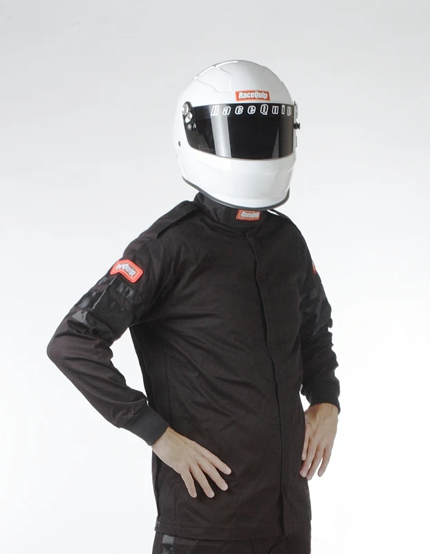 RaceQuip Schwarze SFI-1 1-L Jacke - XL