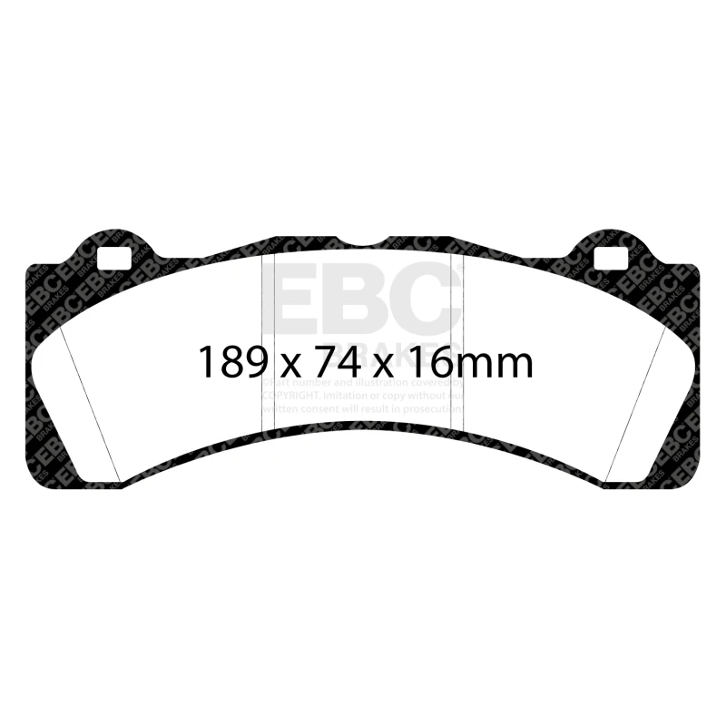 EBC Racing Brembo XA5.71.M2 RP- X Race Brake Pads