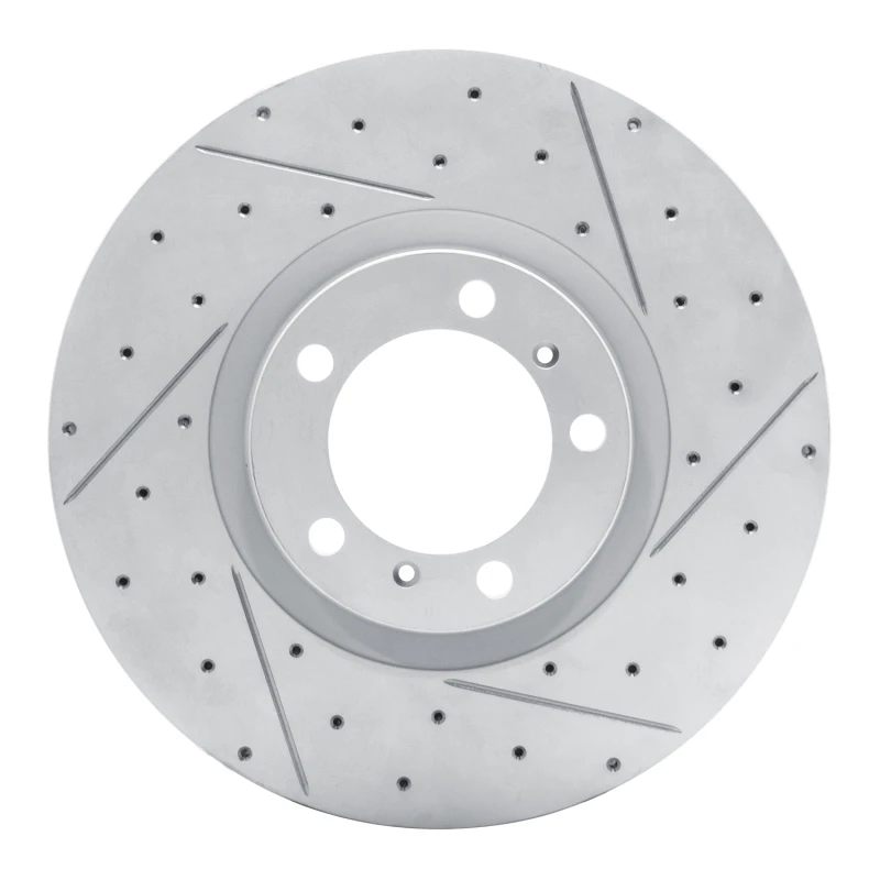 DFC 10-24 Audi RS E-Tron Gt Right Front Drilled & Slotted Geoperformance Rotor