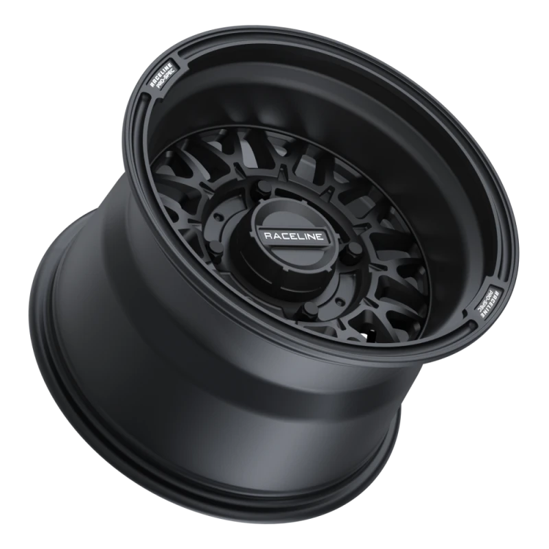 Raceline A13B Omega 14x7in/4x156 BP / 10mm Offset /132.5mm Bore - Satin Black Wheel