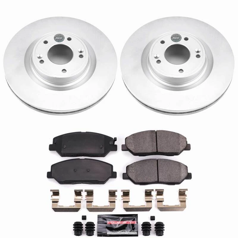 Power Stop 09-11 Hyundai Genesis Front Z23 Coated Brake Kit