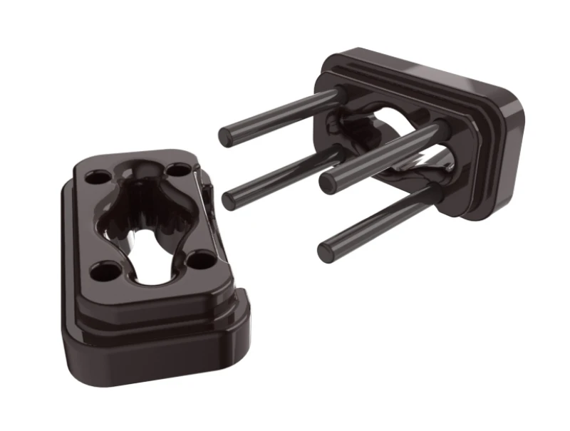 Prothane Dodge Ram 5.9 Cummins Motor Mount Insert Kit - Schwarz