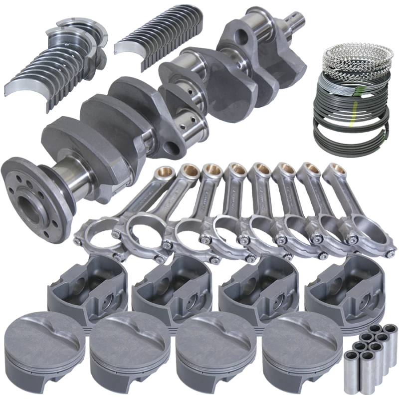 Eagle Chevy Pro Street 384 Drehende Baugruppe 4140 Kurbelwelle mit 4340 I-Balken Pleueln und Flachkolben