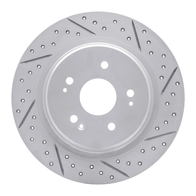 DFC 15-26 Acura Adx Rear Right Drilled & Slotted Geoperformance Rotor