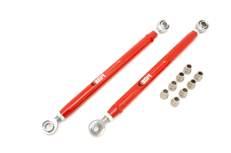 BMR 05-14 S197 Mustang Doppeltes Adj. Untere Kontrollarme mit Heavy Duty Rod Ends - Rot