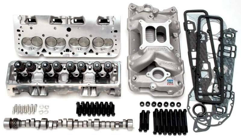 Edelbrock 435Hp Total Power Package Top-End Kit für den Einsatz auf 1955 und späteren SB-Chevy