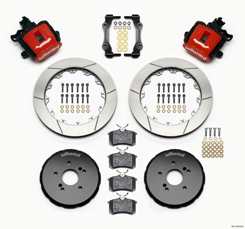 Wilwood Kombinations-Handbremse Hinten Kit 12,88 Zoll Rot Honda S2000