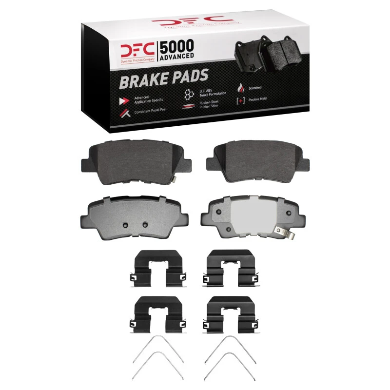 DFC 09-22 Hyundai Tucson Rear 5000 Advanced Ceramic Brake Pads and Hardware Kit