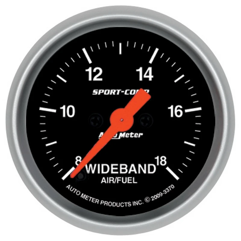 Autometer Sport-Comp 52mm Vollständiger Sweep Elektronischer Analoger Wideband Luft/Kraftstoff-Verhältnis-Messgerät
