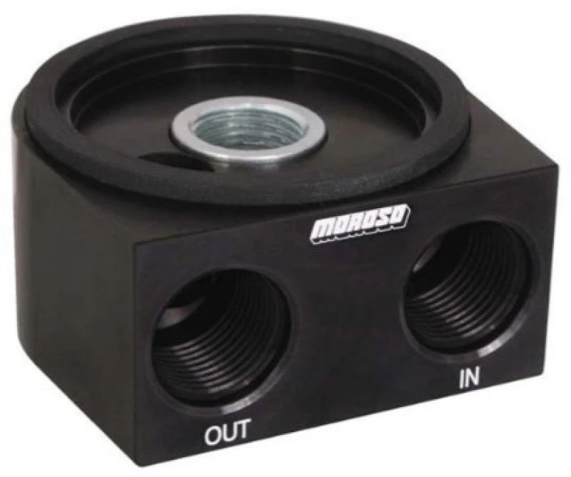 Moroso Universal Oil Filter Adapter - Sandwich - Oil Cooler