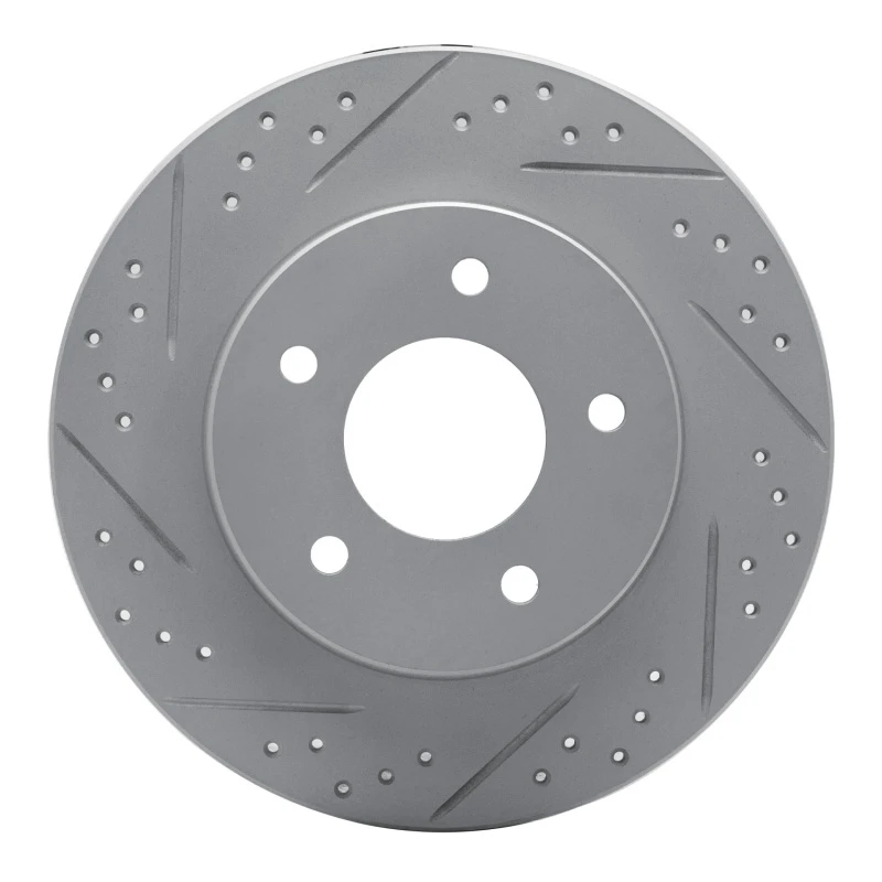 DFC 92-05 Buick Park Avenue Rear Left Drilled & Slotted Geoperformance Rotor