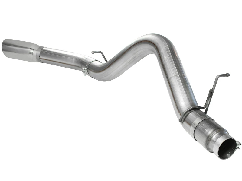 aFe MACHForce XP Auspuff 5in DPF-Back SS 11-13 GM Diesel Trucks V8-6.6L (td) (LML) (Pol Tip)