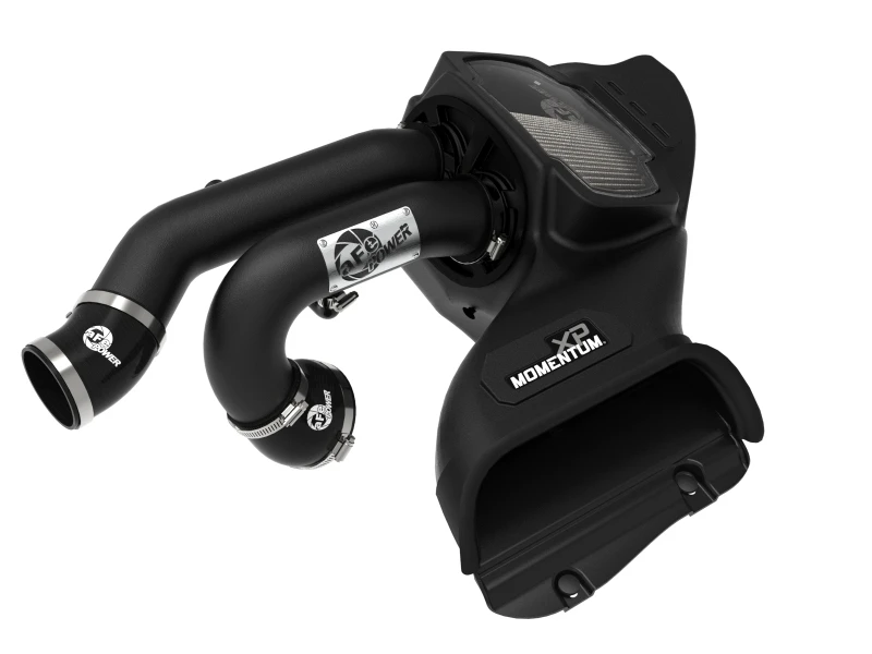 aFe 21-22 Ford F-150 Raptor V6-3.5L(tt) Momentum XP Kaltluft-Ansaugsystem Schwarz mit Pro Dry S Filter