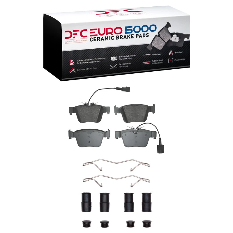 DFC 17-25 Alfa Romeo Giula Rear Euro 5000 Ceramic Brake Pads and Hardware Kit