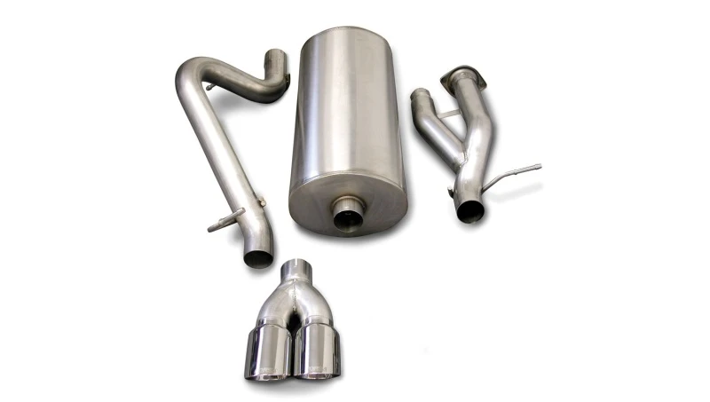 Corsa 2003-2006 Hummer H2 6.0L V8 Polierter Sport-Kat-Back-Auspuff