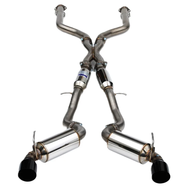 Invidia 2022+ Nissan Z 70mm N1 Cat Back Exhaust - Black Tips