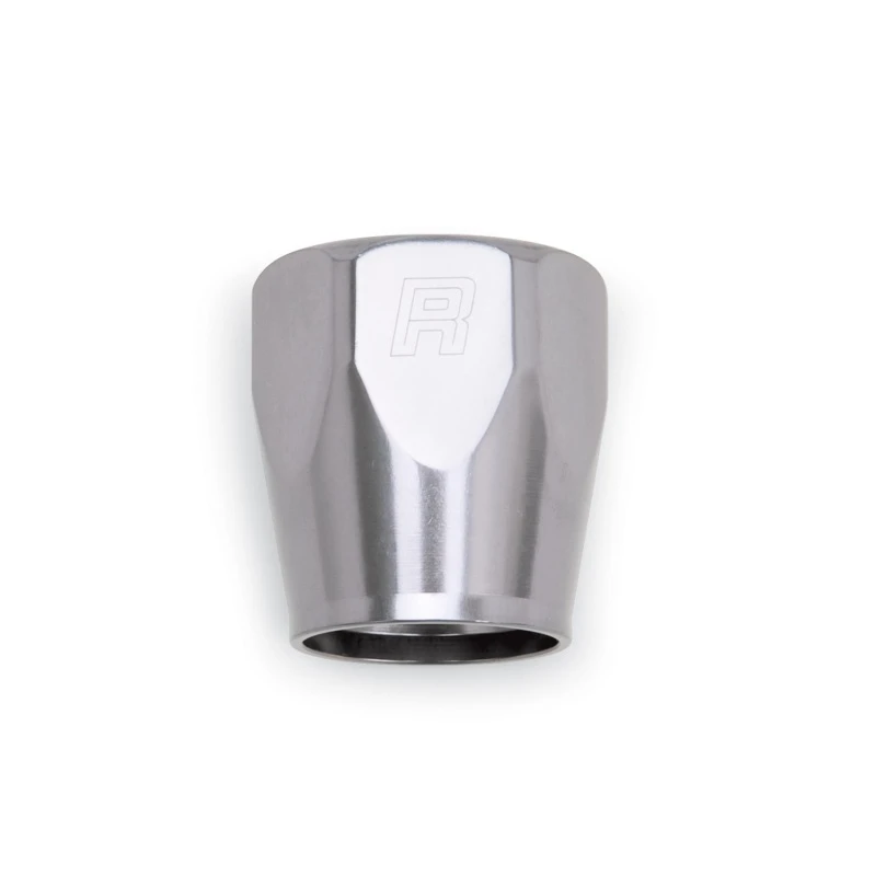 Russell Schlauch-End-Sockel -10 AN Poliert & Grau Elioxidiert (2er-Pack)