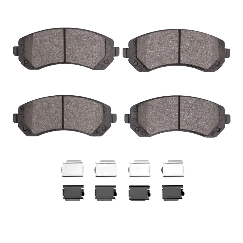 DFC 01-07 Buick Rendezvous Front 5000 Advanced Semi Metallic Brake Pads and Hardware Kit