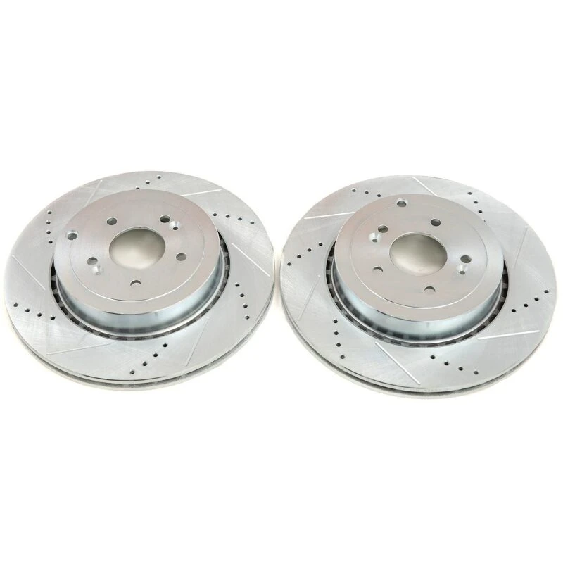 Power Stop 18-20 Kia Stinger Rear Evolution Drilled & Slotted Rotor - Pair