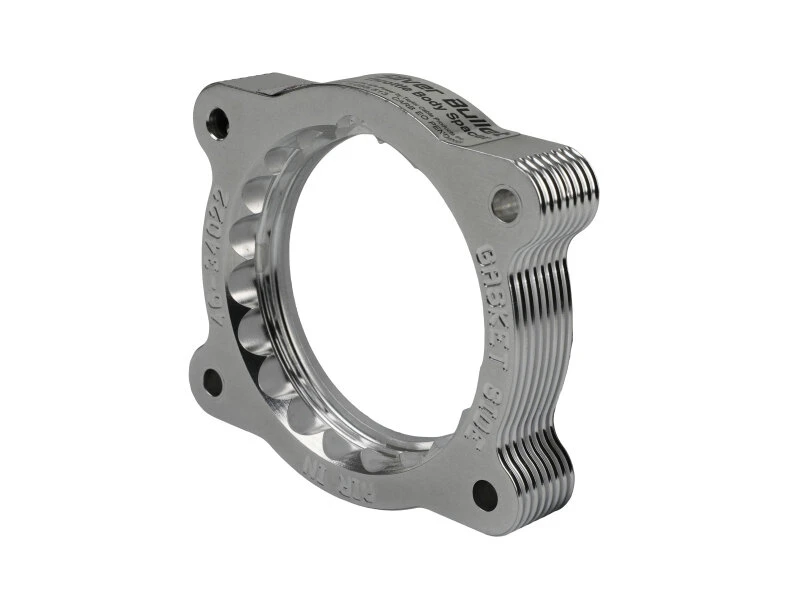aFe 02-09 Chevrolet Trailblazer/ 02-09 GMC Envoy L6 4.2L Silberner Throttle Body Spacer - Silber