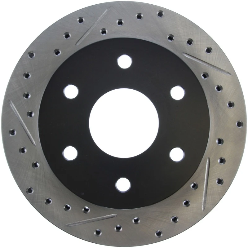 stoptech_127.66009R-6794f2377d9c6 StopTech 92-00 GMC Suburban 1500 4WD (6 lug) Front Right Slotted & Drilled Rotor