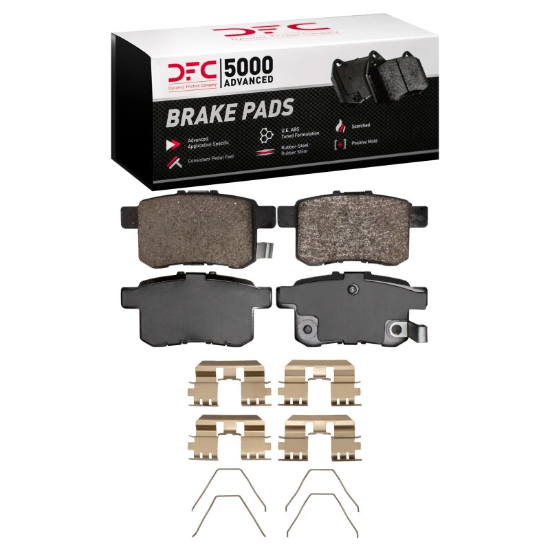 DFC 08-17 Acura TSX Rear 5000 Advanced Ceramic Brake Pads and Hardware Kit
