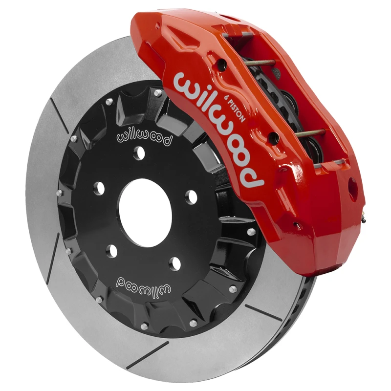 Wilwood kit front TX6R ram truck 1500 4X4 2013-18 16.00 rotor GT W/LINES red