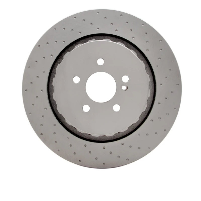 DFC 07-14 Mercedes-Benz S63 AMG Rear Hi-Carbon Alloy Geomet Coated Rotor - Dimpled