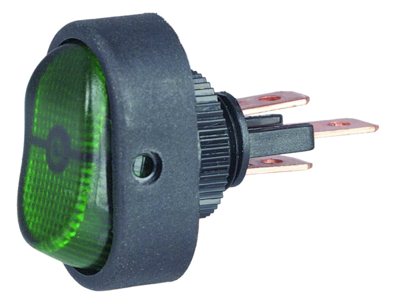 Hella Schalter Rocker Spst Grün