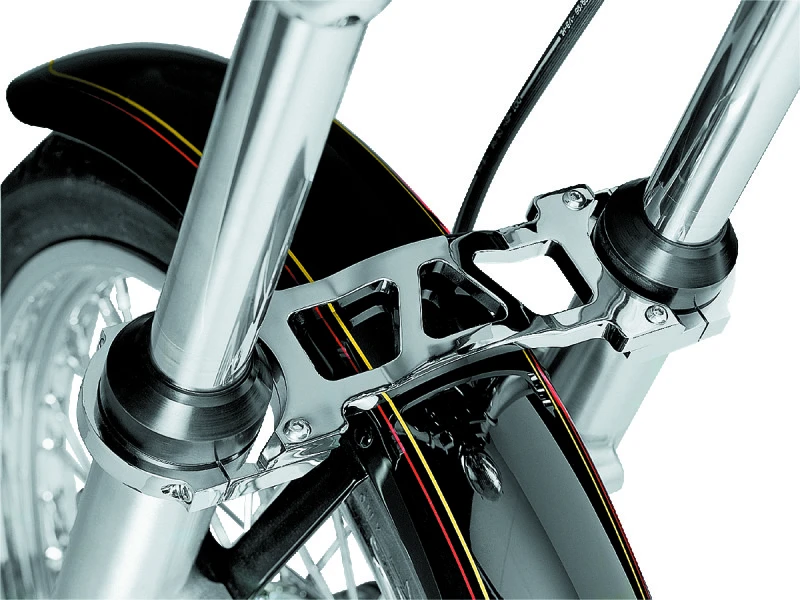 Kuryakyn Wide Glide Gabelbrücke Chrom