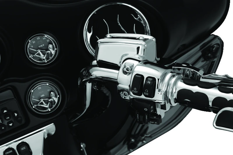 Kuryakyn Chromed Bedienelement Dress-Up Kit für Harley-Davidson