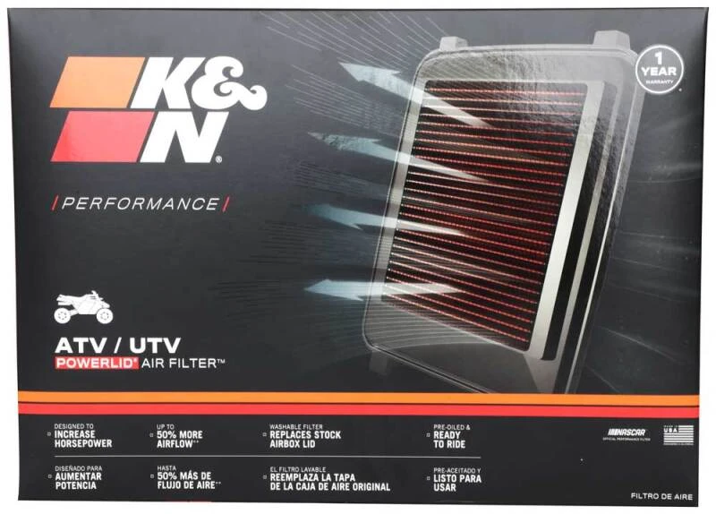 K&N 04-09 Yamaha YFZ450 Powerlid Luftfilter-Abdeckung