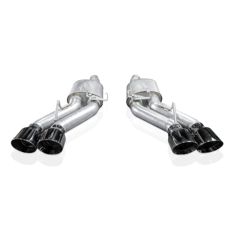 Stainless Works 22-25 Cadillac CT5-V Blackwing Axleback Exhaust - Black Chrome Tips