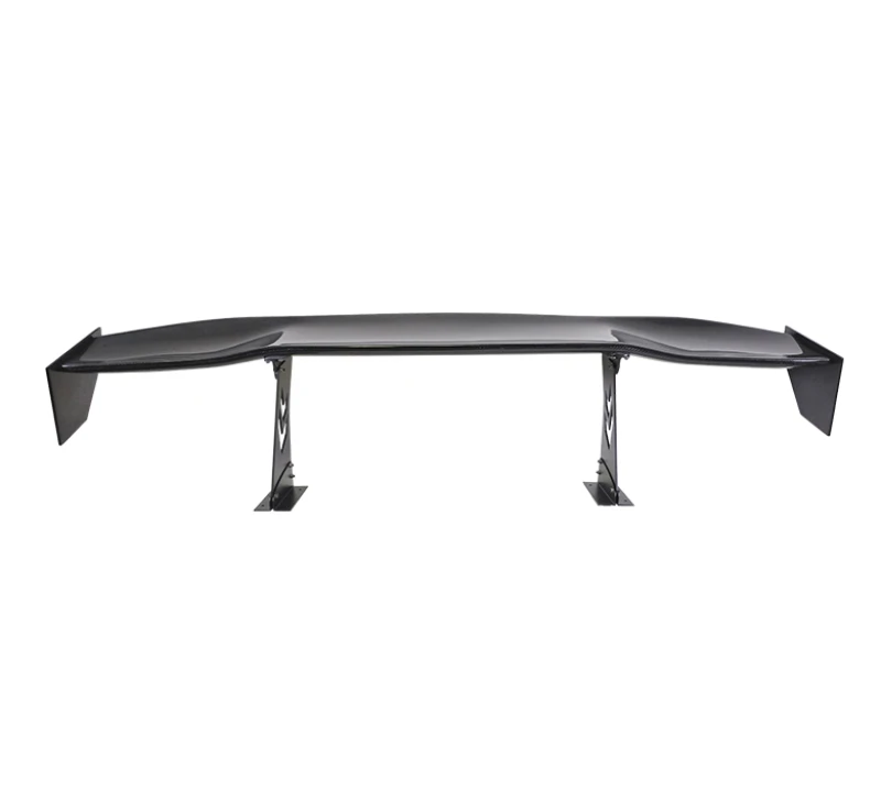 NRG Carbon Fiber Spoiler - Universal (69in.) with NRG Logo and Large Side Plate