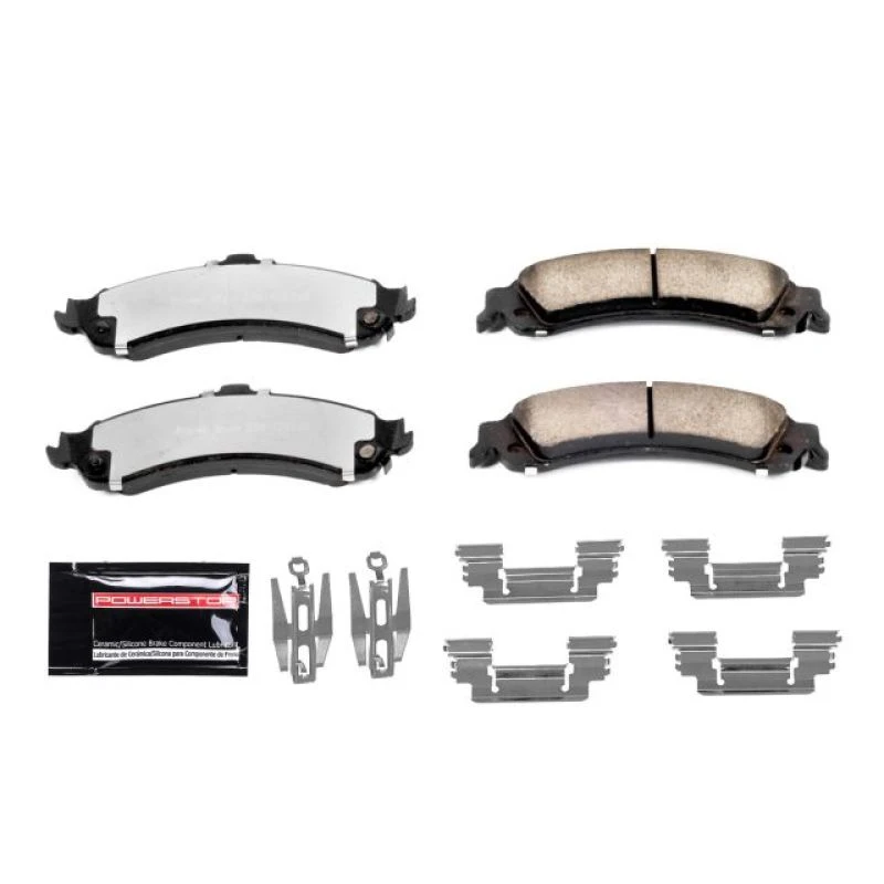 powerstop_Z36-834-679459529d22d Power Stop 02-06 Cadillac Escalade Rear Z36 Truck & Tow Brake Pads w/Hardware