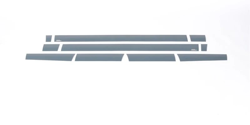 Putco 15-20 Ford F-150 Reg Cab 6.5ft - (4.25in Tall -10pcs) Black Platinum Rocker Panels (Schwarz)