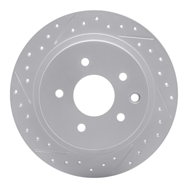 DFC 02-25 Nissan Juke Rear Left Drilled & Slotted Geoperformance Rotor