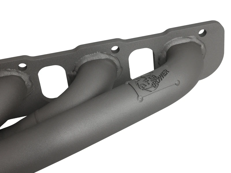 aFe Twisted Steel 304SS Short Header 15-22 Dodge Challenger SC V8-6.2L / 6.4L HEMI Titanium Coating