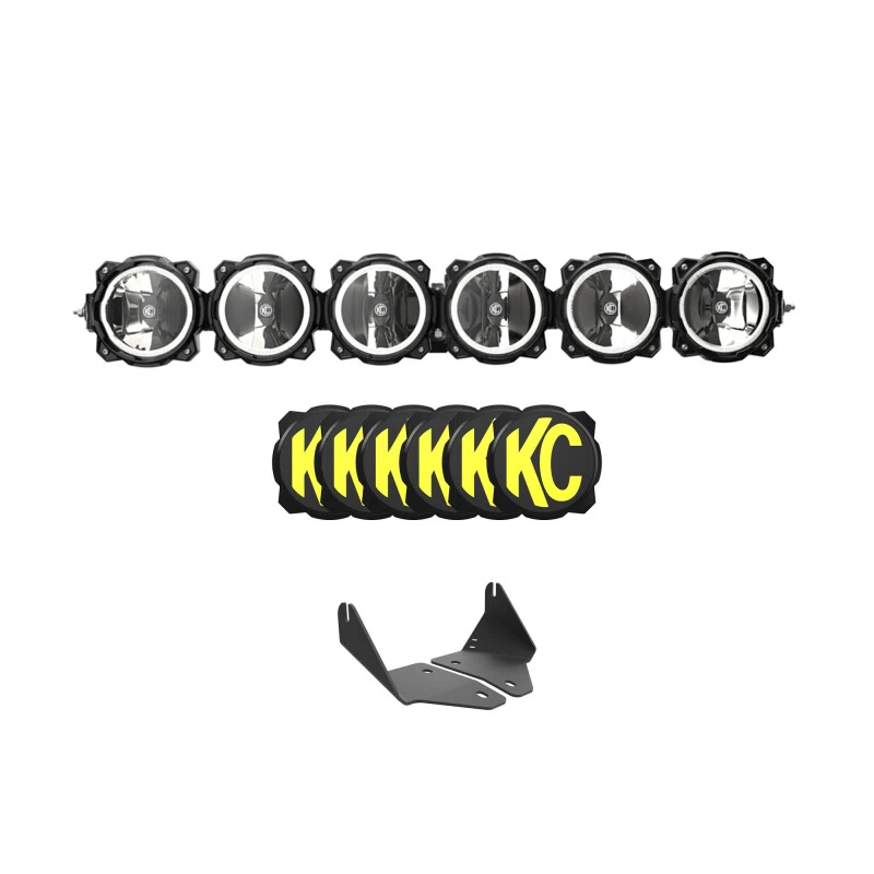 KC HiLiTES 2020+ Polaris RZR Turbo R/Pro XP 39in. Pro6 Gravity LED 6-Light 120w Combo Beam