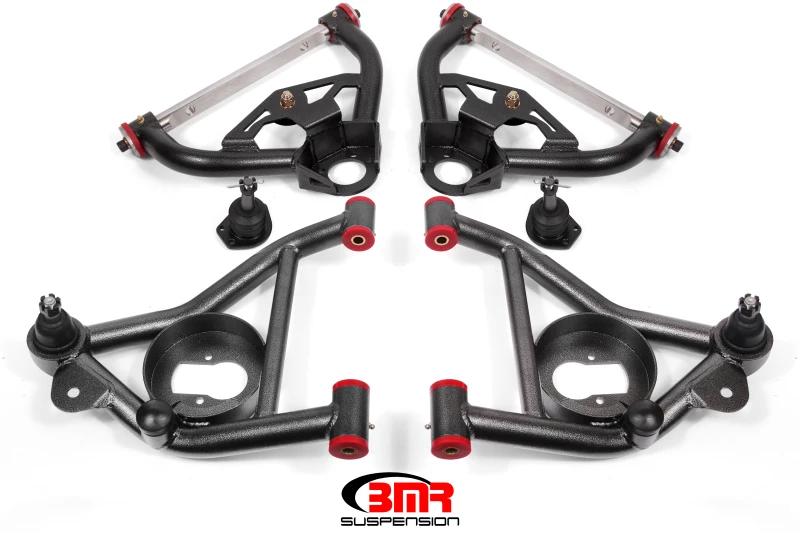 BMR 78-87 G-Body Ober- und Unter-A-Arm Kit - Black Hammertone
