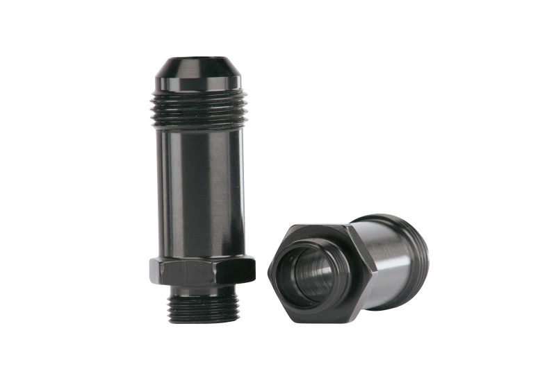 Aeromotive Demon Carb AN-08 auf 9/16 Zoll x 24 Gewinde Schwimmerbowl-Adapter - Verlängert