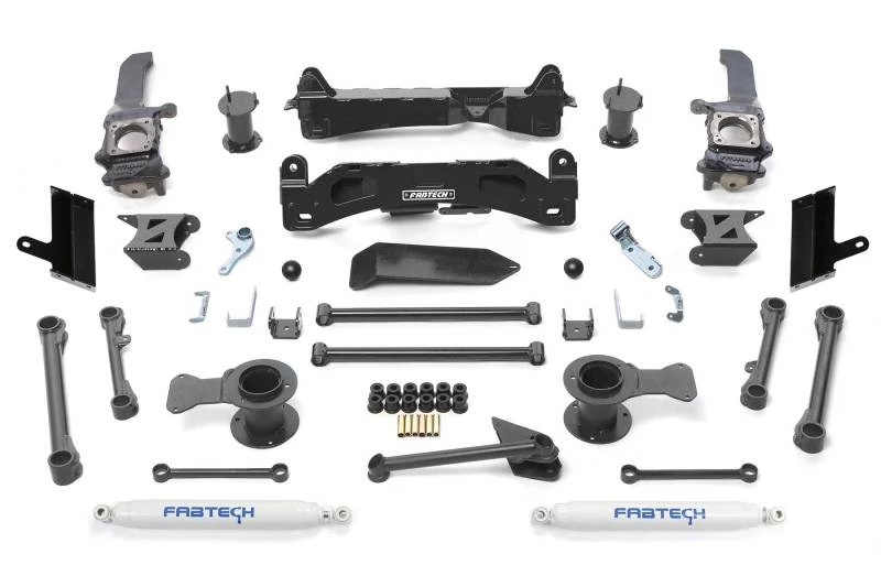 Fabtech 10-15 Toyota 4Runner 4WD 6 Zoll Basic-System mit Perf.-Shocks