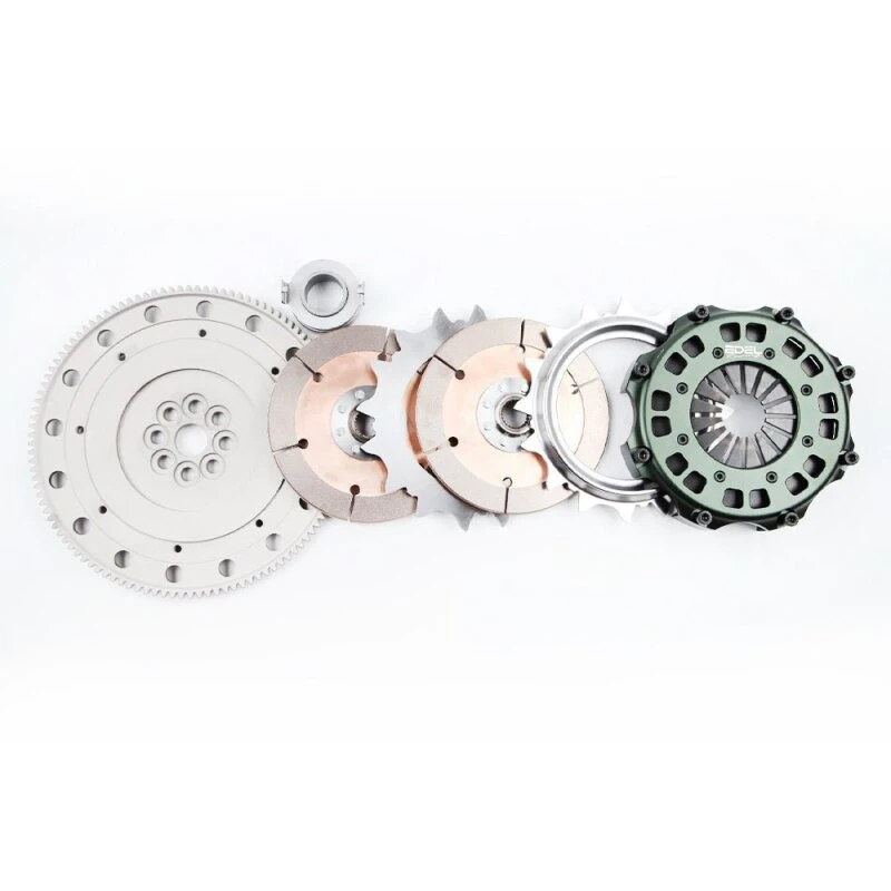BLOX Racing Honda D-Series Twin Disc Clutch 7.25in Sprung by Edel for BLOX Racing