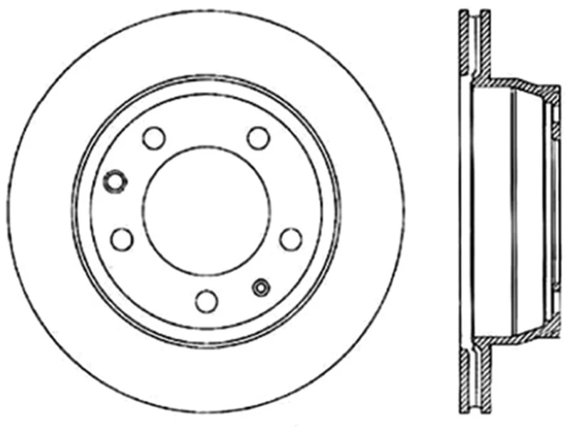 stoptech_126.33078CSL-6794f6697a576 StopTech 04-18 Volkswagen Touareg Cryo Slotted Rear Left Sport Brake Rotor